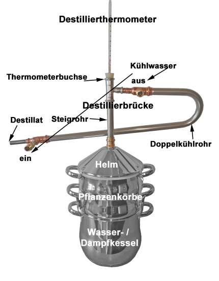 DESTILLIERMEISTER ECO-E1307-Plus - Modulare Destille für Ätherische Öle - zum Schließen ins Bild klicken