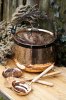 "CopperGarden®" Kupferkessel / Hexenkessel, "verzinnt" mit Deckel ca. 20 Liter (image for) "CopperGarden®" Kupferkessel / Hexenkessel, "verzinnt" mit Deckel ca. 20 Liter