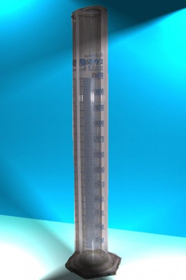 Premium Glas - Messzylinder 250 ml, hohe Form, graduiert - zum Schließen ins Bild klicken