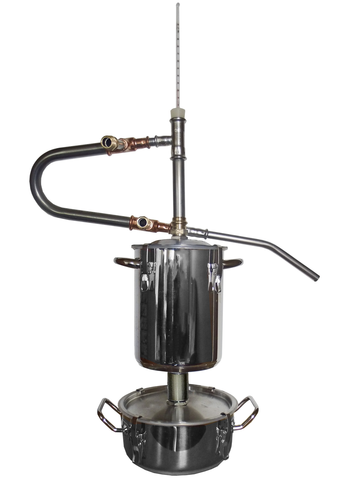 2 Liter Hobby Destille aus Edelstahl für Ätherisches Öl - anmeldefrei - Click Image to Close