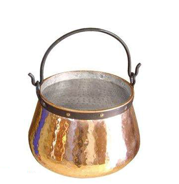 "CopperGarden®" Kupferkessel ca. 3 Liter - verzinnt - zum Schließen ins Bild klicken